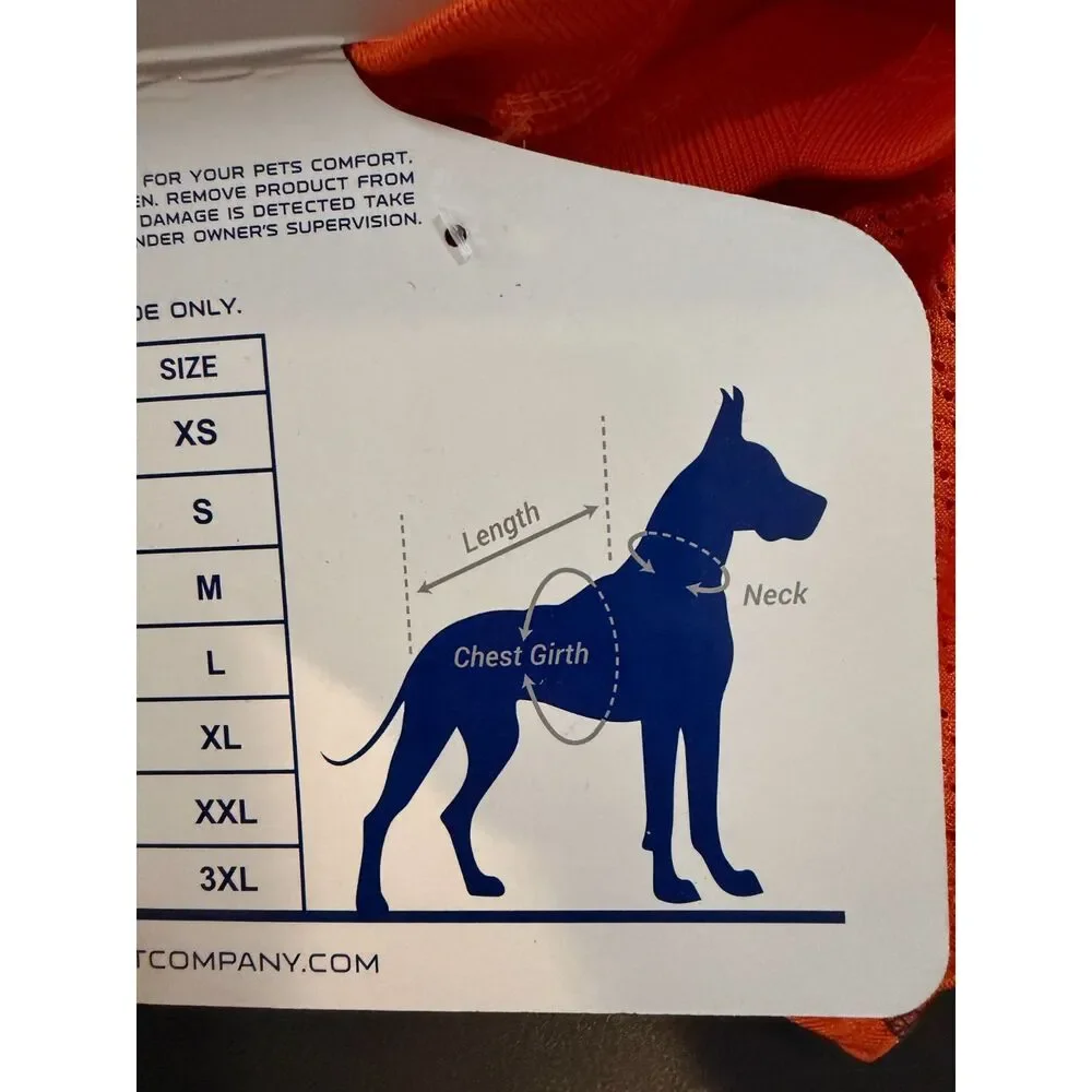 Pets First NCAA College Syracuse Orange Mesh Jersey for Dogs Cats Medium NEW